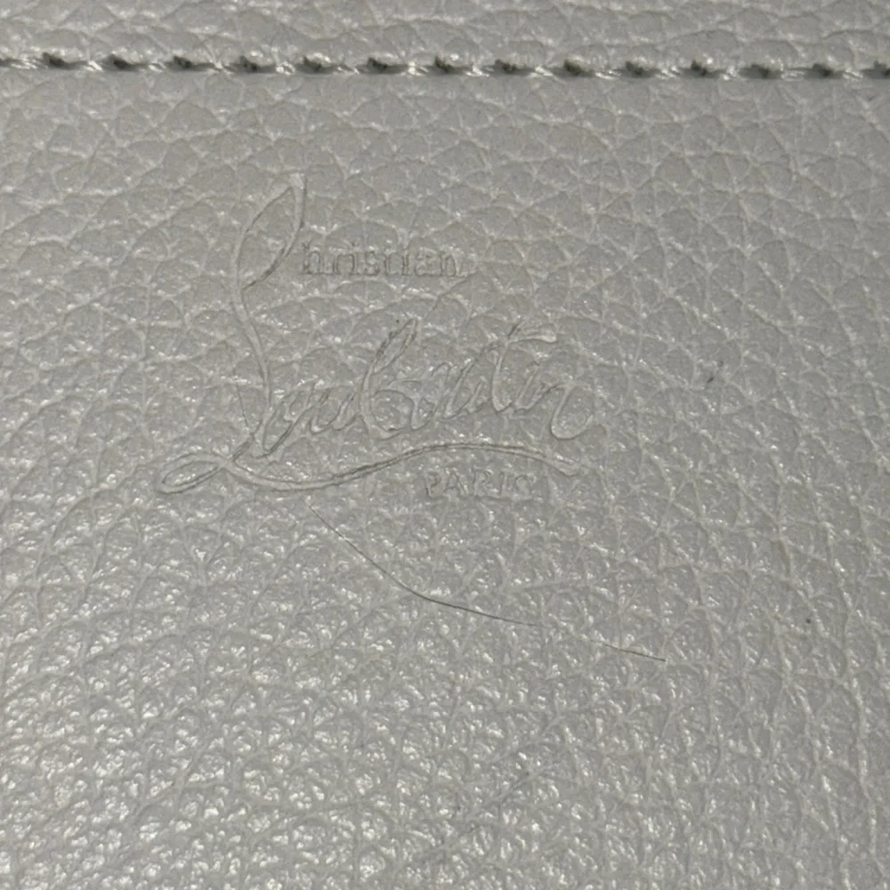 Preloved Christian Louboutin phone bag crossbody white excellent 7.5”L X 4.5”W - Picture 10 of 11